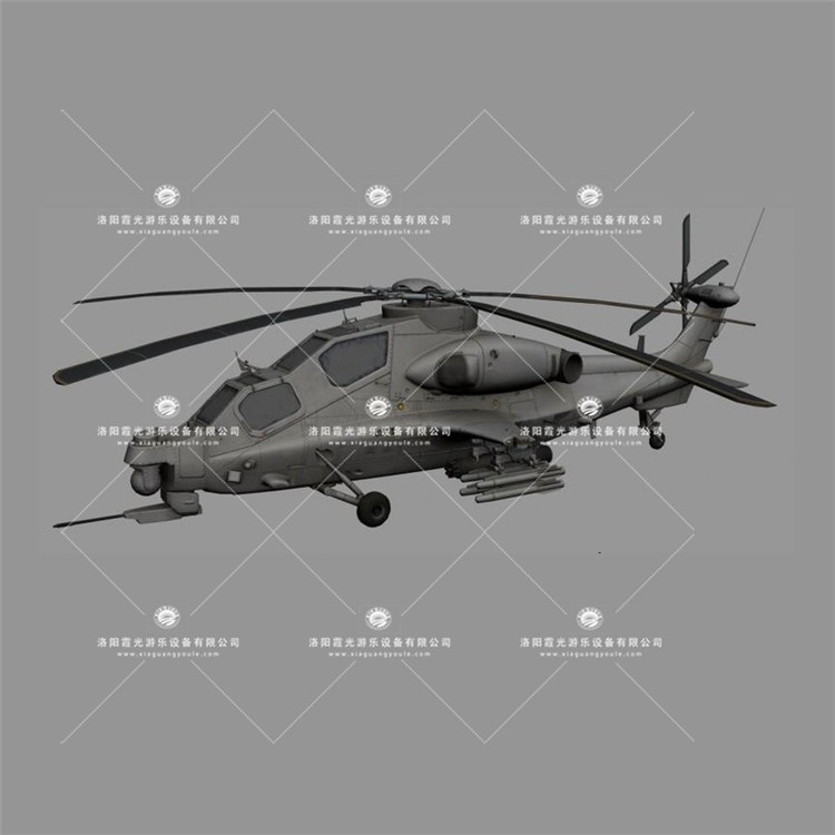 天河武装直升机3D模型